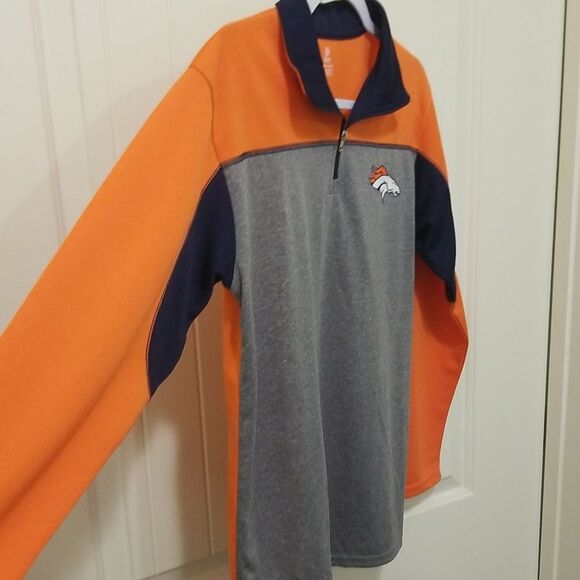 NFL Team Apparel Orange and Blue Jacket Women's size LARGE - Picture 5 of 6